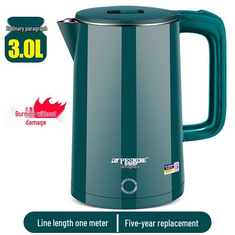 Durable Stainless Steel Electric Kettle - Large Capacity, Insulated, Thermostatic, New Model for Home Use