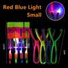 New 50/30/10/5/1Pc Amazing Light Toy Arrow Rocket Helicopter Flying LED Light Toys Party Fun Best Gifts Rubber Band Catapult