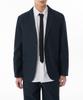 Back Satin Out-Pocket Blazer [Navy]