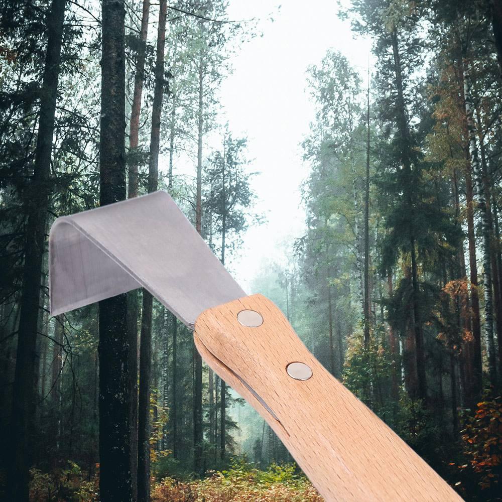 Wooden Handle Tree Bark Scraper Multifunctional Smooth Debarker Tree Bark Removal Tool Woodworking