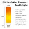 5V USB LED Flame Effect Light Bulbs USB Flame Lamp Candle Bulb Flameless Night Light Flickering Fire Bulb for Home Party Decor