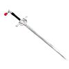 New Chinese Fairy Sword Hairpin: DIY Hanfu Tassel Metal Hairpin for Step-Shaking Hairstyle.