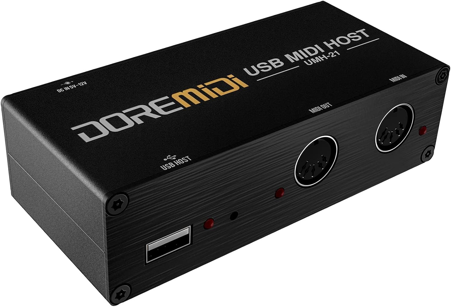 

USB MIDI Host Box MIDI Interface to MIDI Converter Black (UMH-21)