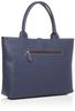 Espoir Simple Synthetic Leather Tote Bag [Rochelle] Vertical K12998-4 Navy