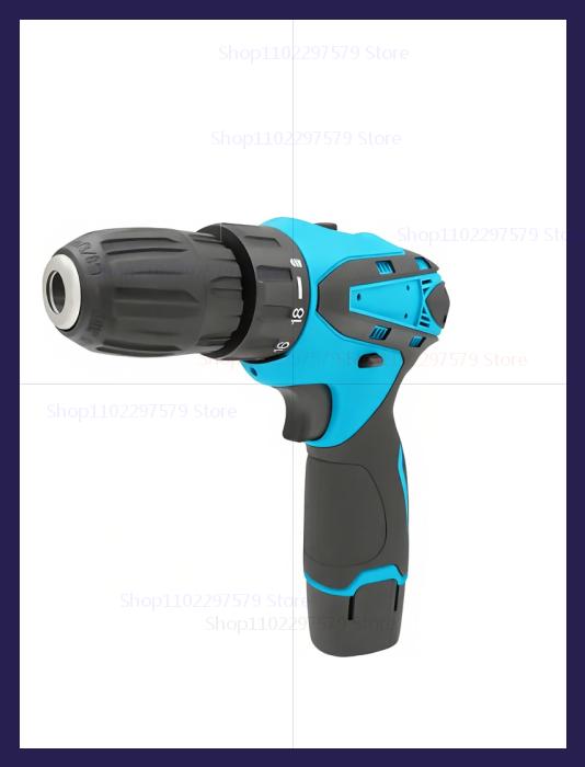 12V Cordless Impact Drill Electric Screwdriver Power Tool with 32N Torque Compact Automotive Handy Drill for Home DIY Projects