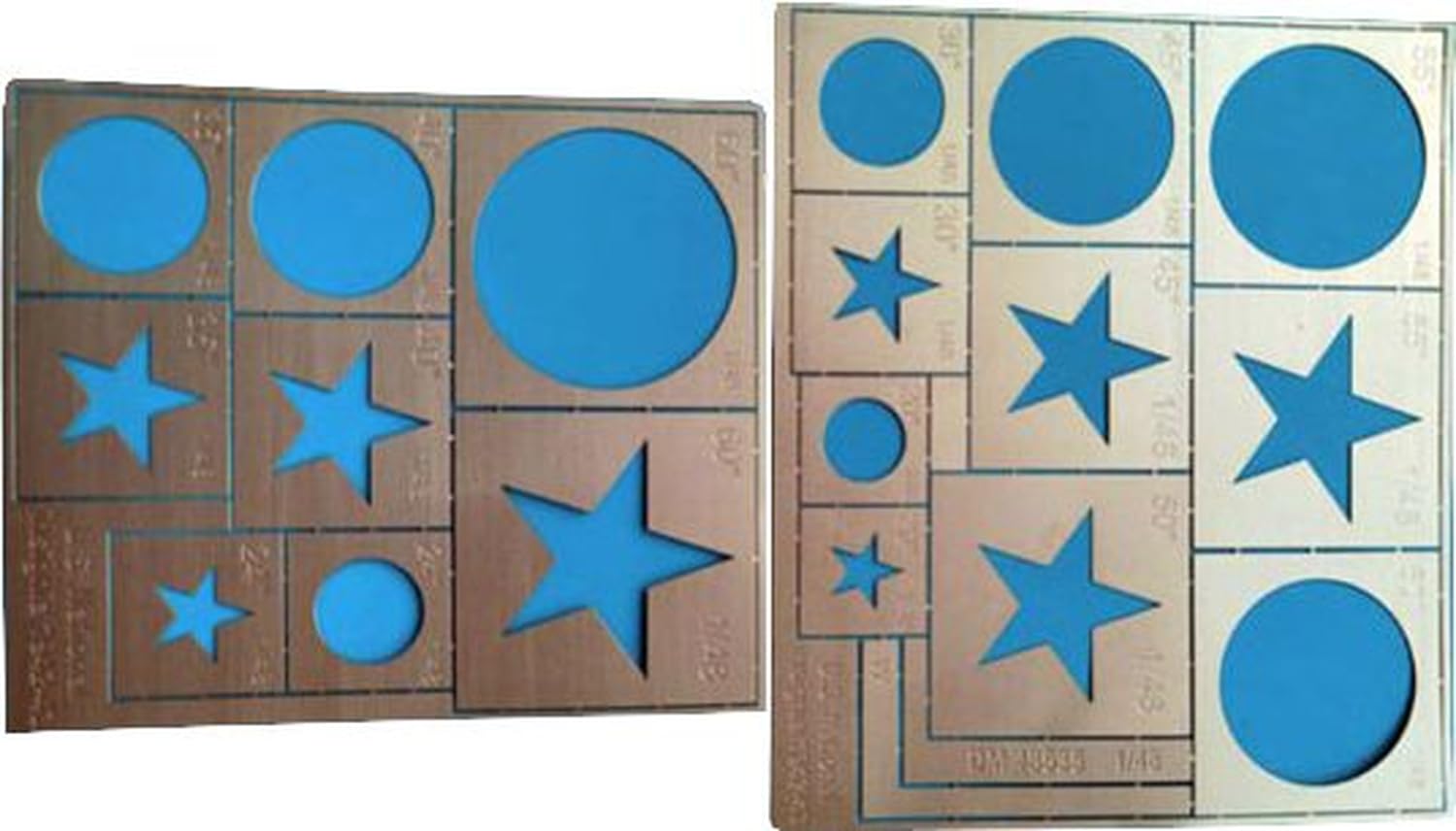 Dan Models Scale Military Aircraft Nationality Markings Etching Stencil for Hobby Painting Tools DAN48535 1/48 U.S. 1942-1943 (Airplane)
