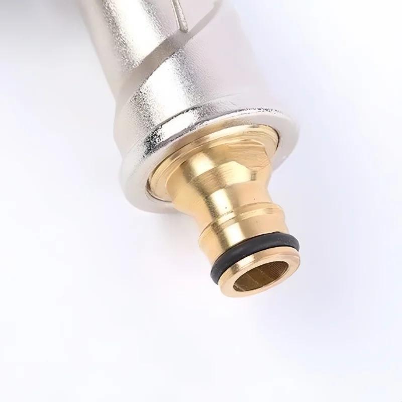 Electroplated Aluminum Alloy Gun Body Copper-plated Gun Head High-pressure Car Wash Water Gun Watering Nozzle