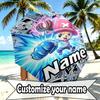 Custom Name Personalized Anime Print Umbrella, Auto Open Close, 8‑Rib Sturdy Frame, Commute Camping Hiking Use, Birthday Gift