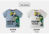 Korean Style Dinosaur Camouflage Short Sleeve T-Shirt for Boys