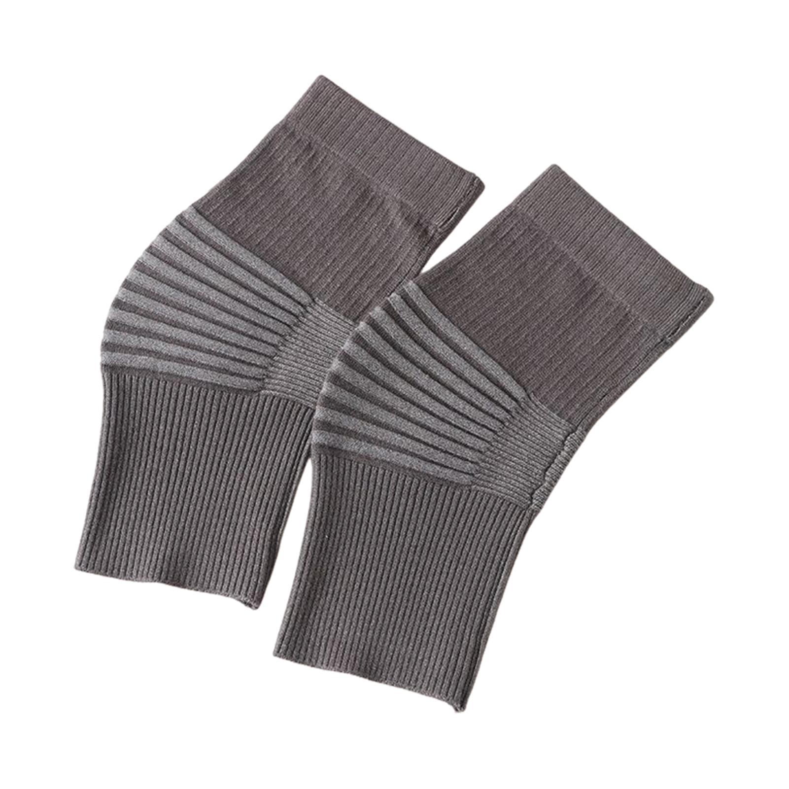 

Winter Warm Knee Pads Bamboo Charcoal Protective Gear for Women Old Men Kneepad Support for Spring Running L CODE темно серый