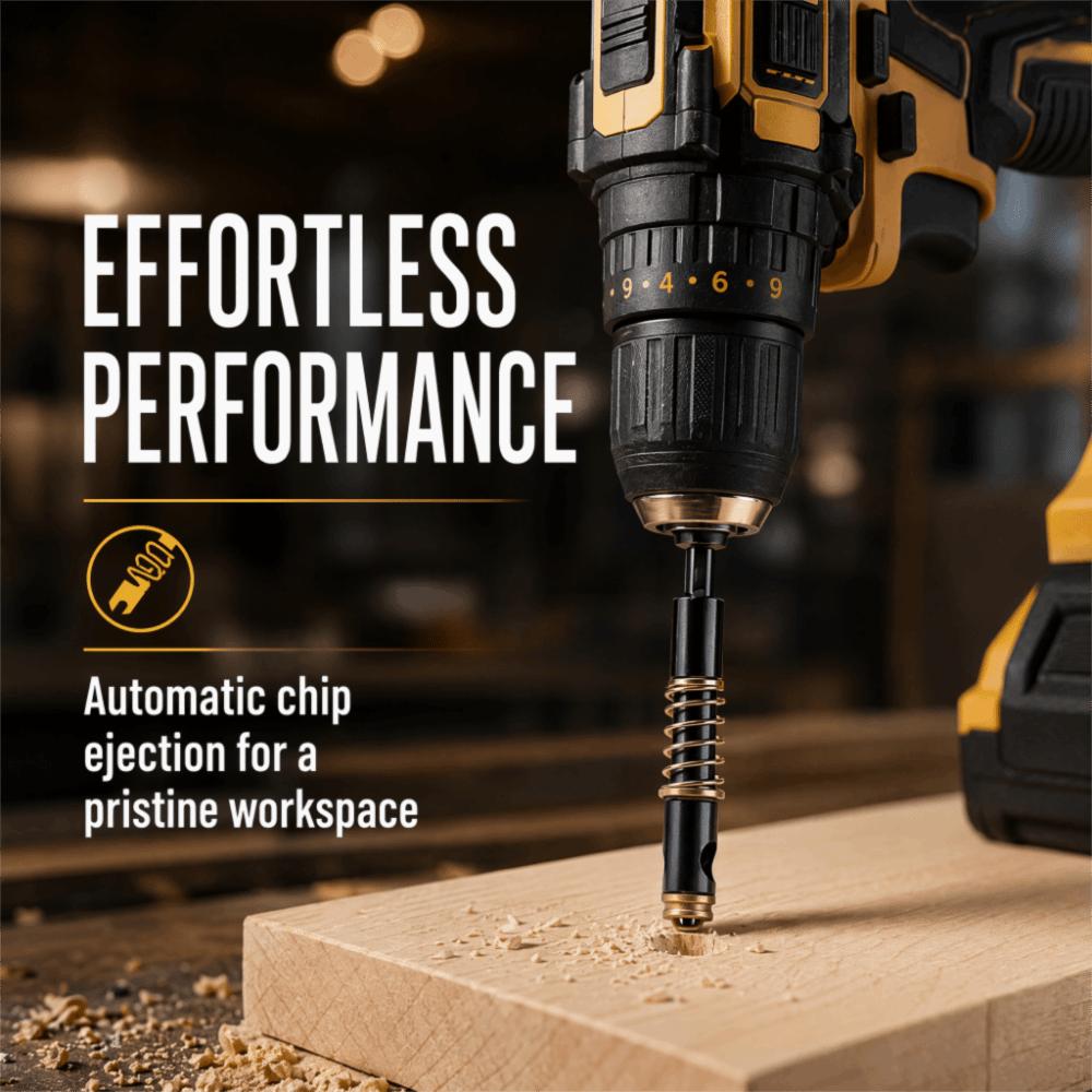 5mm Diameter Hinge Drill Bit Spring-Loaded Guide Woodworking Drill Bit For Door Hinge Installation
