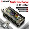ANENG P01 Digital USB Tester Voltage Display 4-30V Multi-function Fast Charging Detector Monitor Voltage Current Capacity Tester