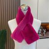 Autumn Winter Women Neck Warmer Outdoor Cold Resistant Collar Scarf Sweet All-Match Female Scarves Cross Snood Scarf