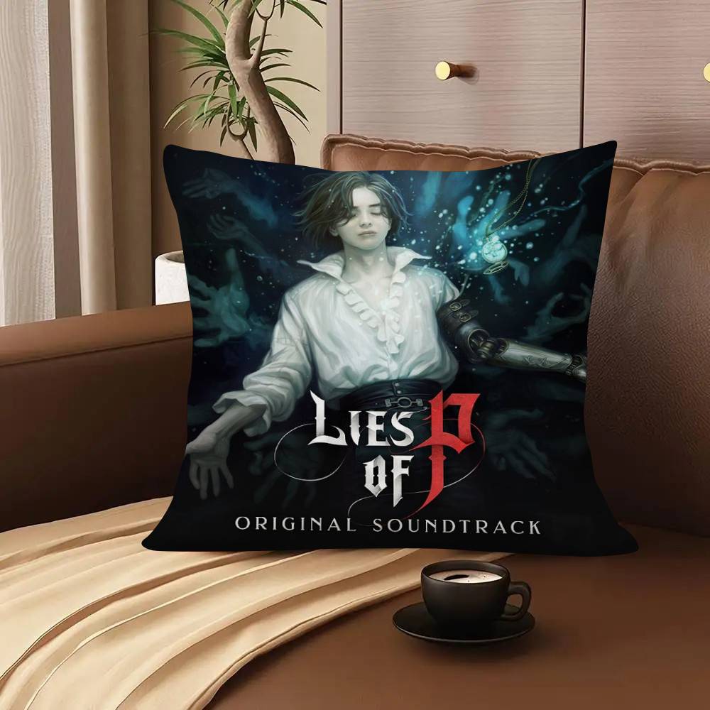 1Pc Classic Movie L-Lies Of P Pillow Case Fashion Square Pillowcase Bedroom Sofa Room Ins Decoration Leisure