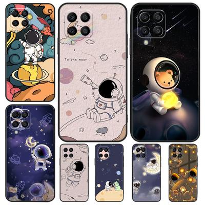 Schattig galaxy Astronaut Hoesje Voor Samsung Galaxy M32 M52 M12 M22 M13 M23 M33 M53 M14 M34 M54 M31 M51 M20 M31s M30s