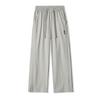 Summer Thin Men's Straight Tube Loose Ice Silk Wide Leg Casual Pants Breathable Jogging Fitness Baggy Casual Pants