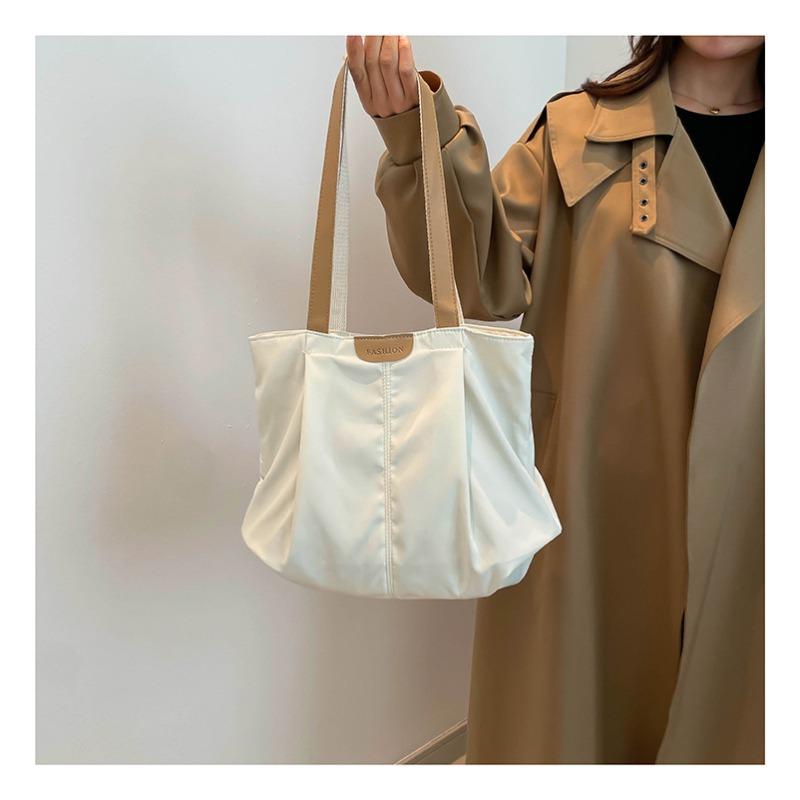 New Canvas Tote Bag Large Capacity Commuter Underarm Bag Women's Bag