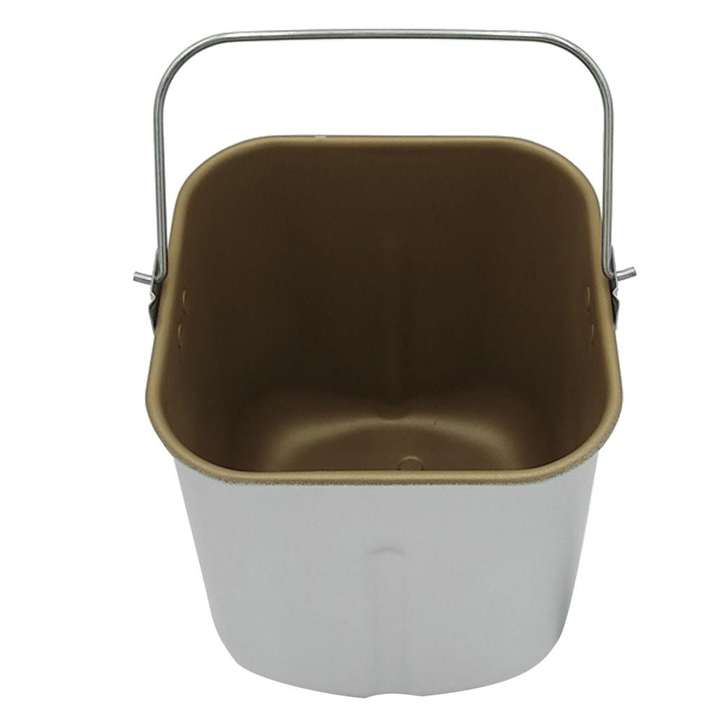 Bread Machine Mixing Bread Bucket Anti Stick Coated Aluminum Alloy Bread Machine Inner Tank for Replacement