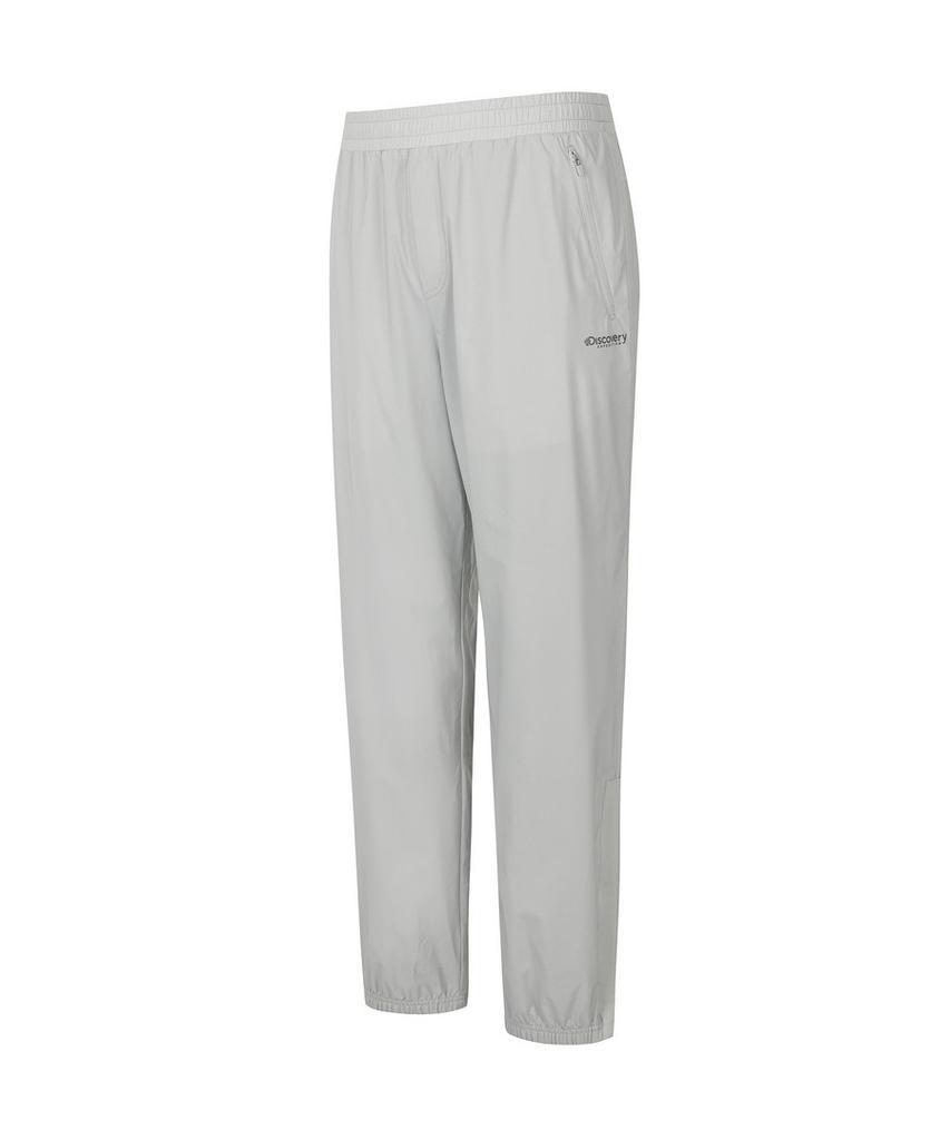 DISCOVERY EXPEDITION Men'S Performance 2L Woven Training Loose Tapered Jogger Pants (L/Grey)