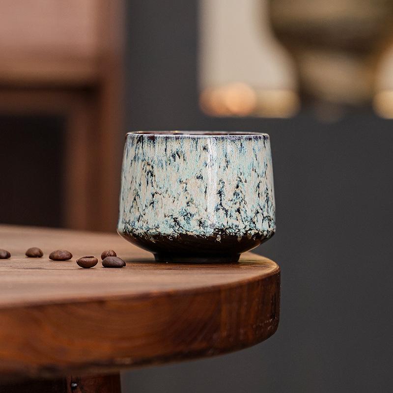 Kiln Change Retro Style Coffee Cup Latte Latte Cup High Value Household Ceramic Cup