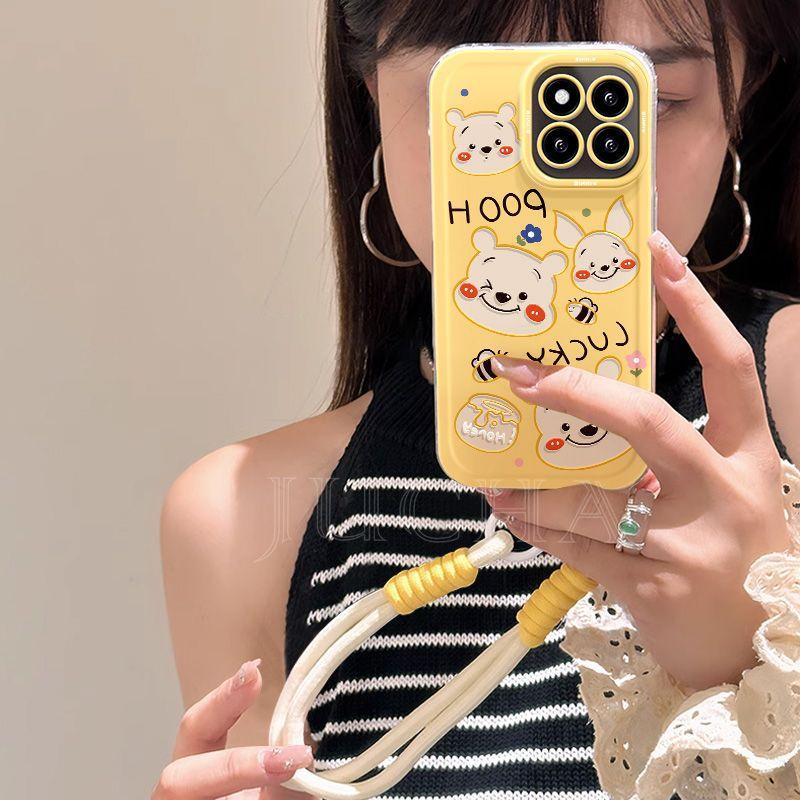 Applicable to Mi 11 mobile phone case, high-end all-inclusive Mi 11promax anti-drop mobile phone case, cartoon Winnie the Pooh.