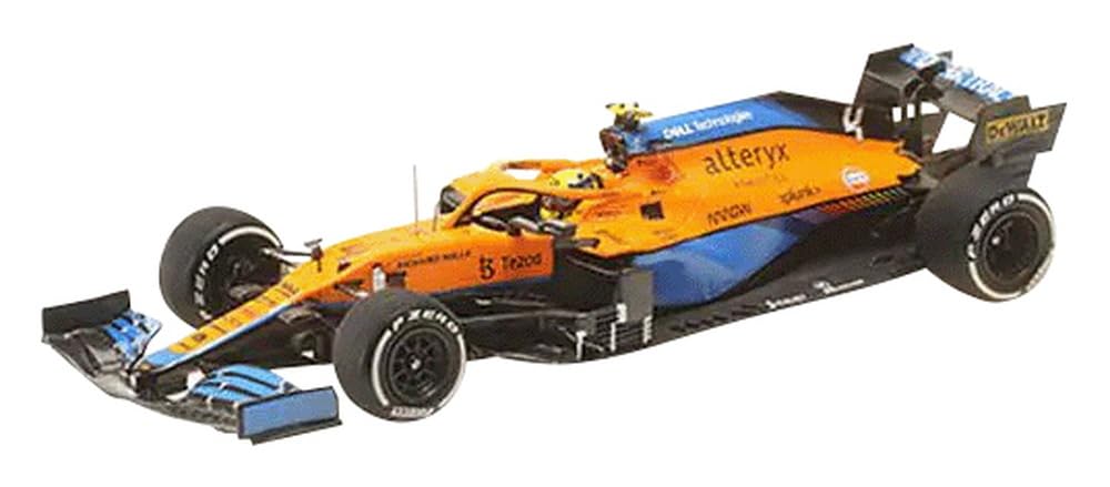 Minichamps scale McLaren MCL35M Norris Italian GP 2021 2nd place finished model 1/43