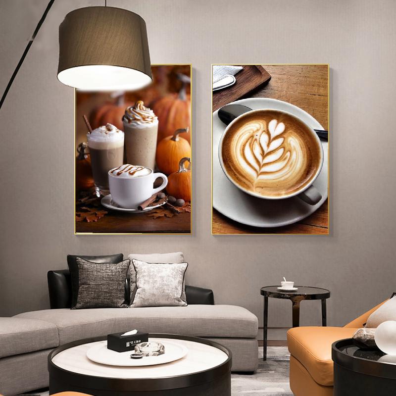 Nordic Cafe Retro Coffee Cups Cafe Home Canvas Painting Posters and Prints Wall Art Picture For Decor Restaurant Kitchen Cuadros