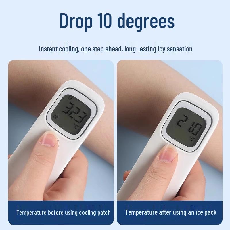 Plaster chłodzący dla noworodka: Odświeżająca ulga w letnim upale, Naklejka odprowadzająca ciepło z telefonu komórkowego