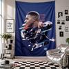Wall TapestryKylian Mbappe Art Hanging Cloth Decorative Background Cover for Room Decoration