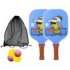 Kids' Cartoon Pickleball Racket Set