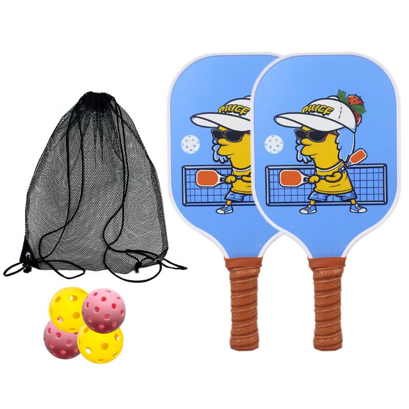 Kids  Cartoon Pickleball Racket Set