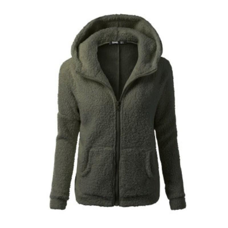 Winter Women's Plush Hoodie, Women's Autumn and Winter with Thick Plush for Casual Wear