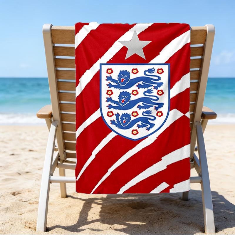 EnglCoat Of Arms Beach Towel - Soft, Absorbent Microfiber, Lightweight, Ideal for The Beach, Parties, Travel, Camping fan gifts