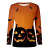Dámská ležérní móda Halloween svetr Tričko s dlouhým rukávem