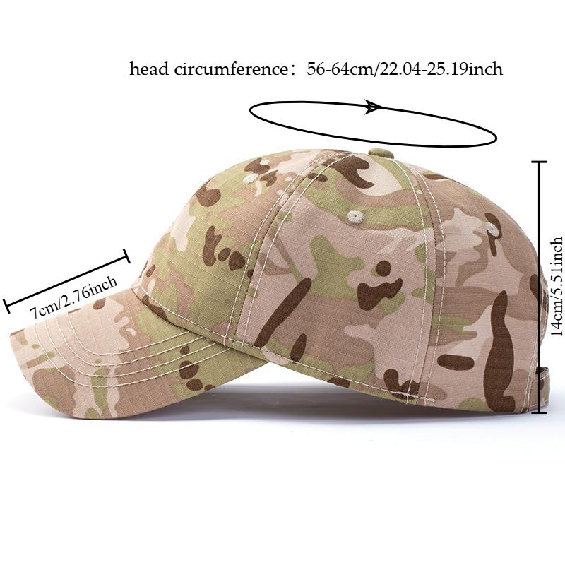 Summer Big Size 64Cm Camouflage Baseball Caps Men Sport Snapback Dad Hats Outdoor Hiking Fishing Sun Protection Sun Hat Women