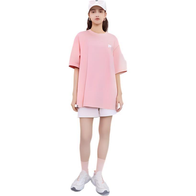 FILA FUSION SS24 T Shirt Unisex Youth Pink T11U423112F