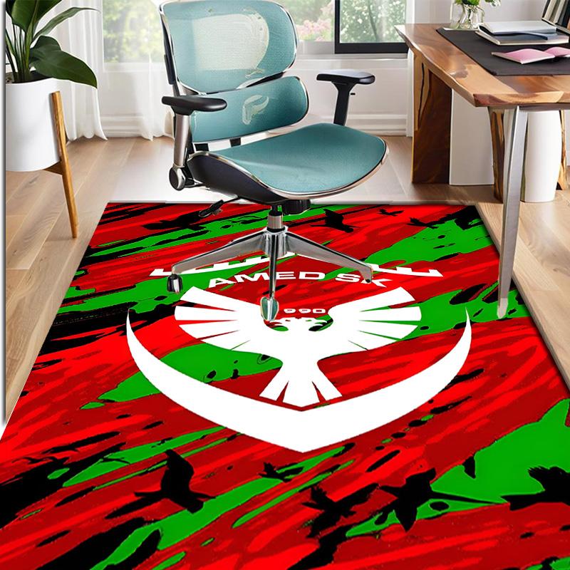 Amed SK Pattern Rug, Indoor/Outdoor Mat, for Picnic, Gameroom, Bedroom, Office, Living Room, Home Decor Carpet, Birthday Gift
