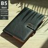 High-Quality A5 Leather Softcover Notebook for Students and Professionals