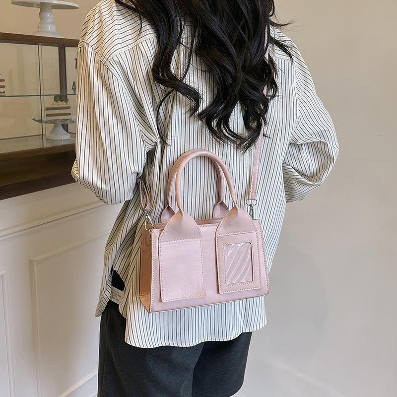 Korean version of fashion high-end small handbag women's bag 2025 new simple small square bag versatile shoulder messenger bag