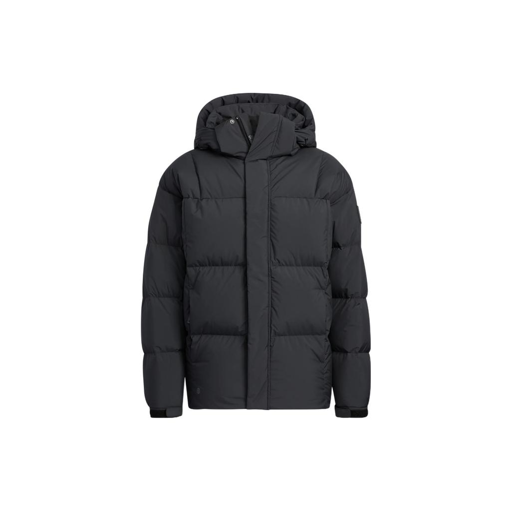 New Adidas Down Jacket Unisex Black HN2134