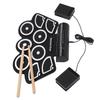 9 Pads Electronic Drum Set Silicone and ABS USB MIDI Interface Roll Up Drum Pad with 2 Drumsticks 2 