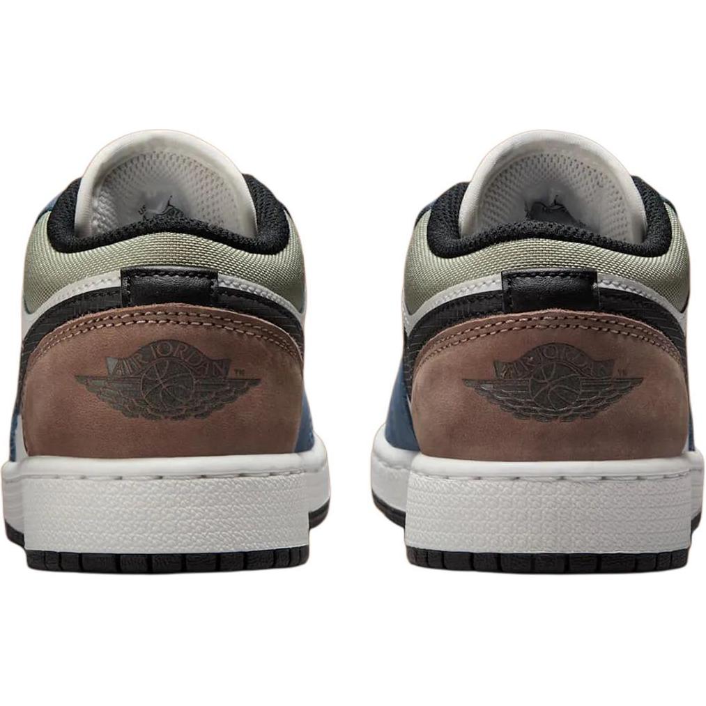 Air Jordan 1 Low GS Diffused Blue Kids Sneakers White Jade-Horizon Mink-Brown HV5973-101