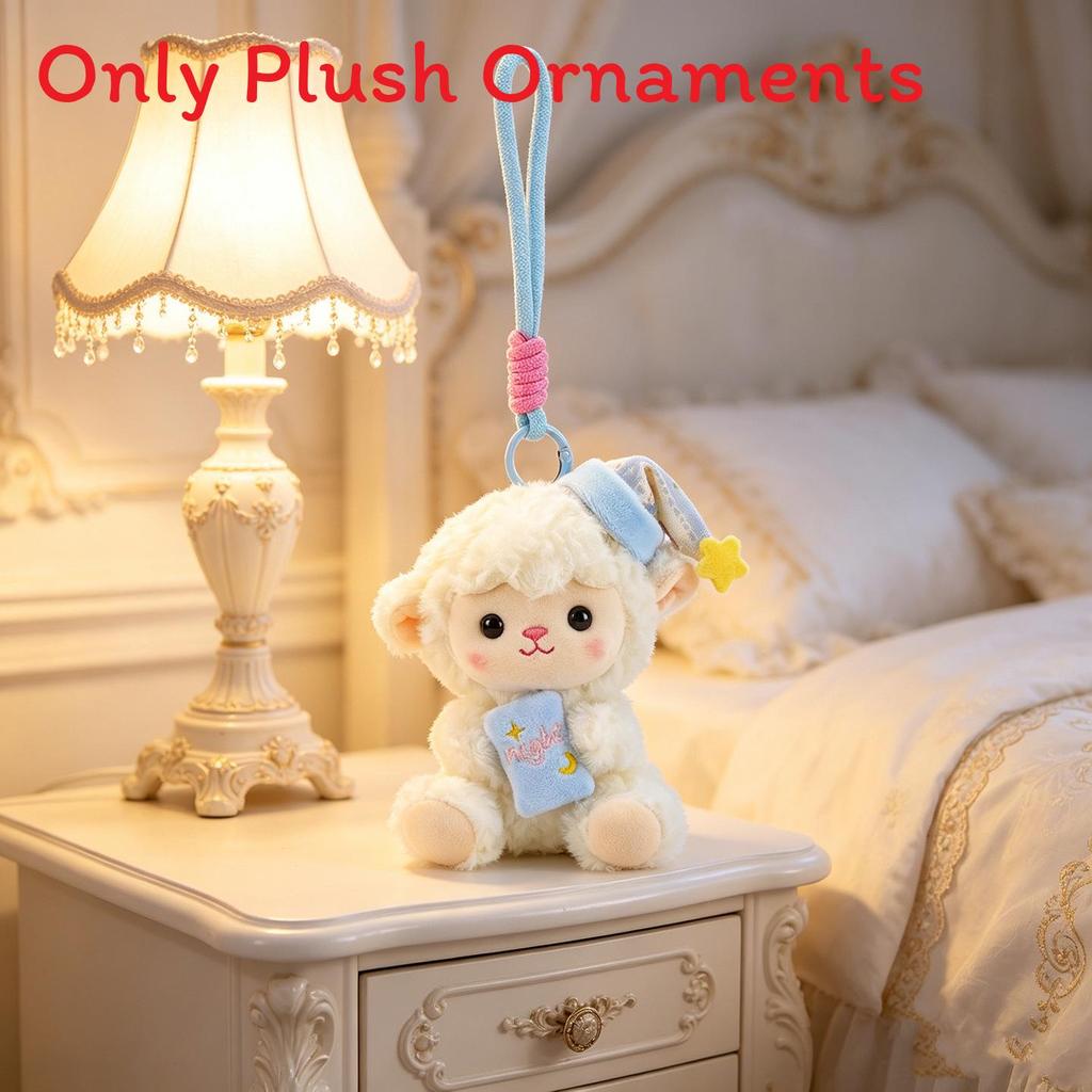 Cartoon Sheep Plush Keychain For Backpacks Gift For Girls
