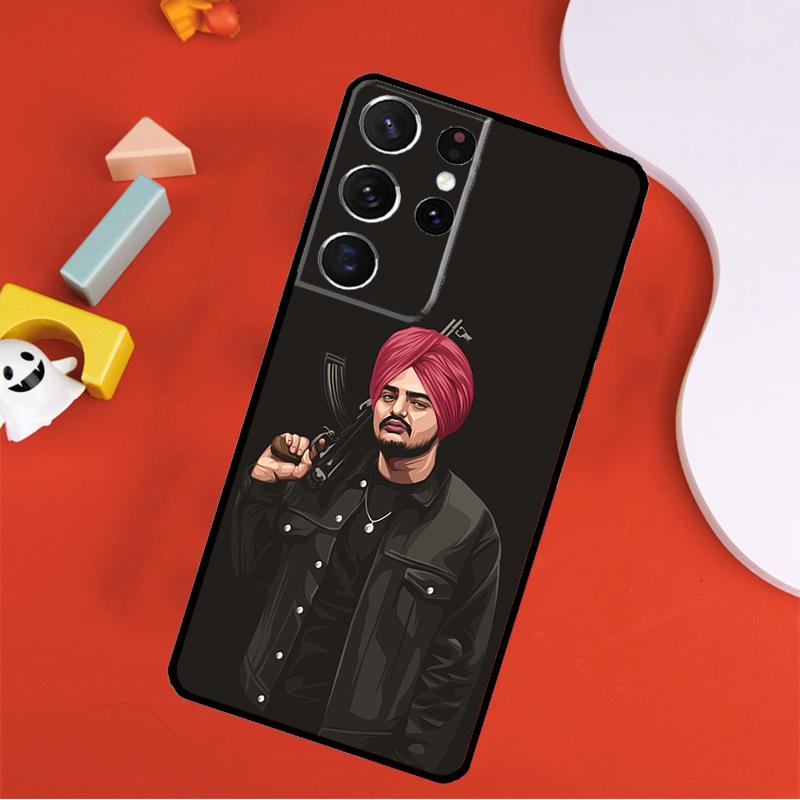 Hot Sidhu Moosewala Phone Case For Samsung Galaxy S25 Ultra S24 Ultra S9 S10 S20 S21 S22 S23 Plus S24 FE Cover