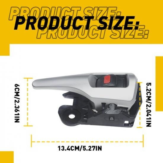 Ide Door Silver Handle Right For 6920512230B0 Corolla 2009-15 Matrix Toyota