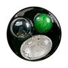 Feng Shui Diamond, Gemstone Epoxy Round Mobile Phone Case, Airbag Bracket, Paste Retractable Portable Desktop Support