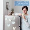 30Pcs Square Magnets Shape Heavy Duty Magnetic Squares Refrigerator Magnets Temperature Resistant For Whiteboard Fridge