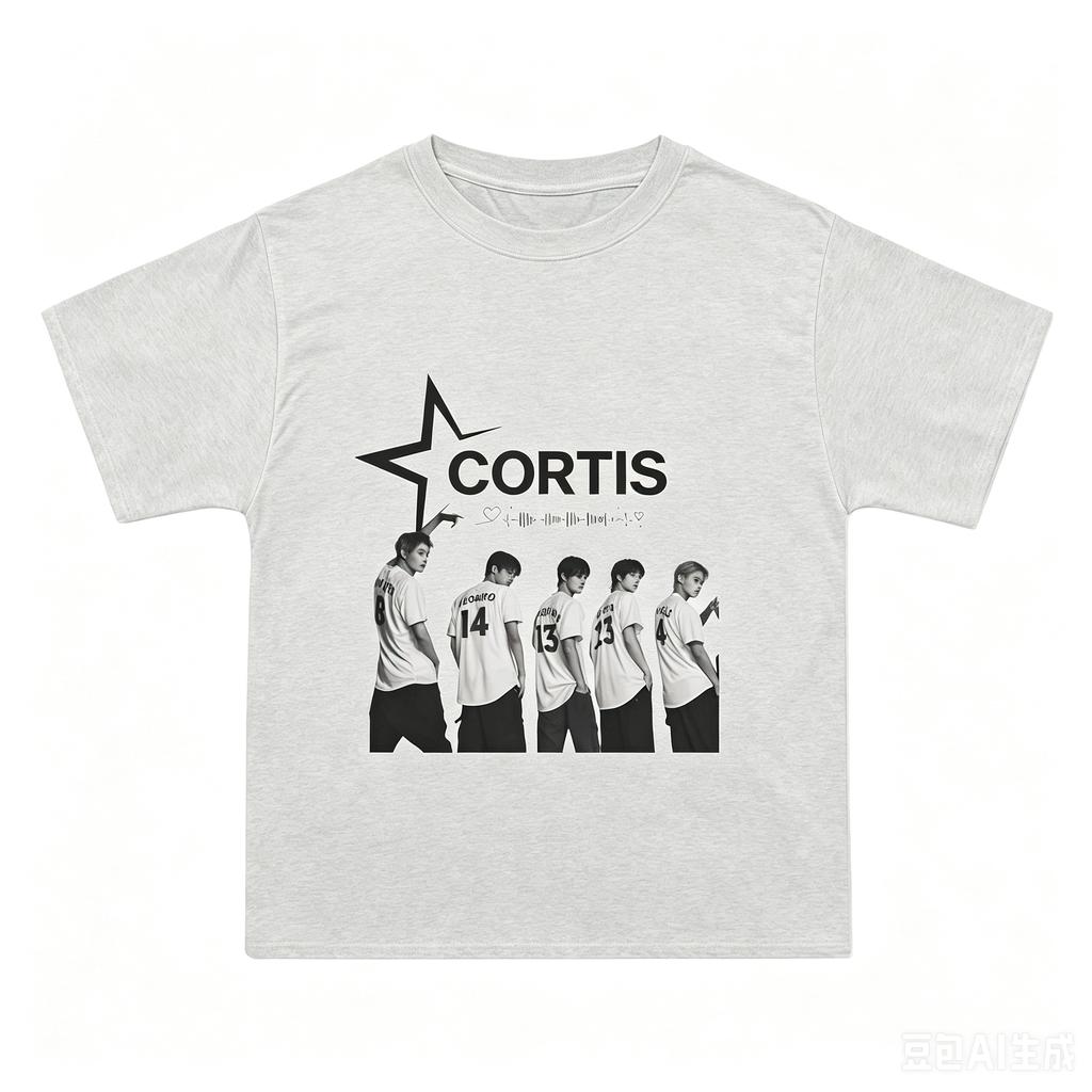 Kpop CORTIS Boy Group 2026 World Tour Concert Tshirt Retro Unisex Shirt 2026 Summer Unisex Unisex Cotton Y2K Tshirt Streetwear