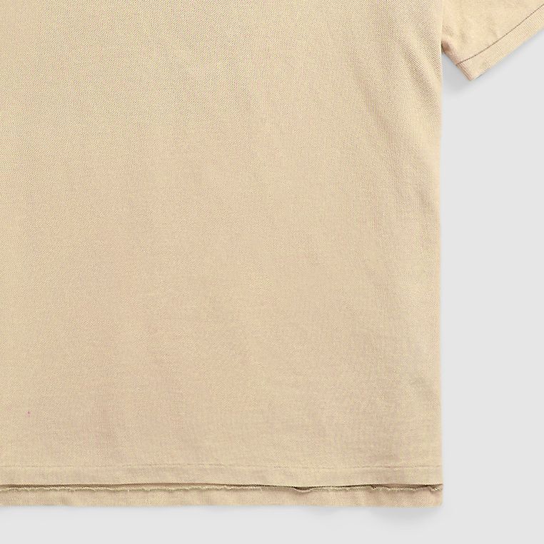 Polo Ralph Lauren Solid Logo Embroidered Casual Short Sleeve Polo Shirt Men tops Beach-Beige MNPOKNI1N822752-250