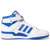 adidas Sneaker Unisex Forum Mid Bianco Blu Reale Bianco Nuvola FY4976